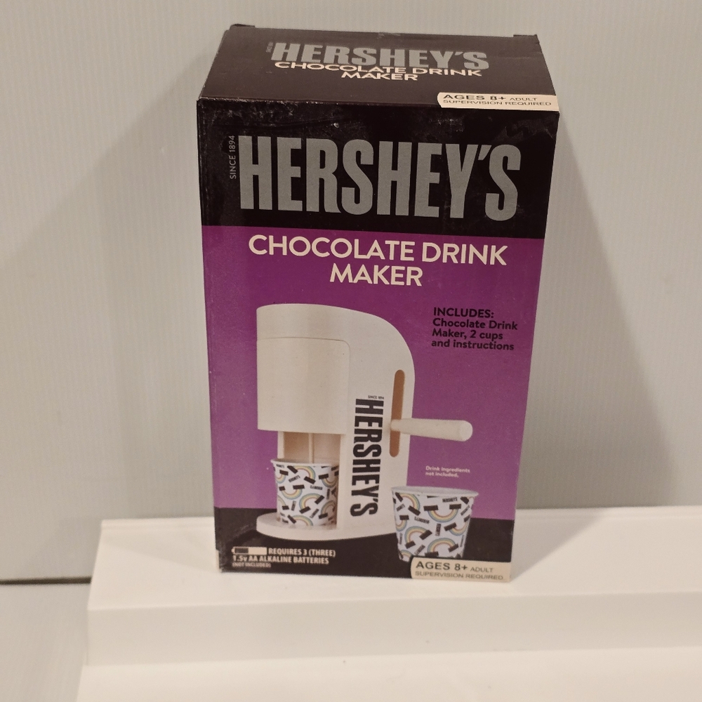 Hershey's Hot Chocolate Drink Maker Battery Operated Gift Set Open Box